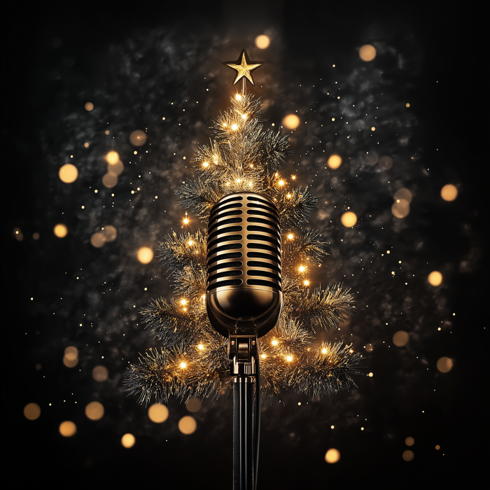microphone_and_new_year_tree